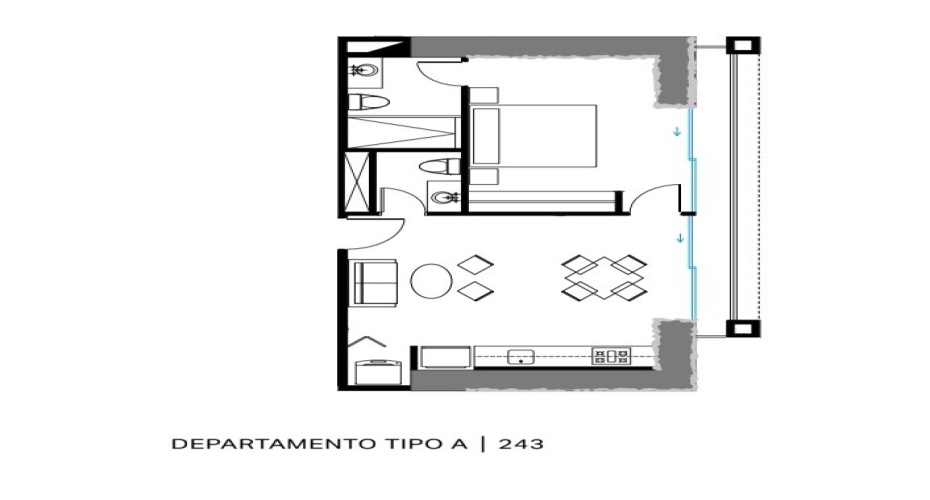 Quito, Pichincha, 1 Bedroom Bedrooms, ,1 BathroomBathrooms,Apartment,For Sale,24,1013